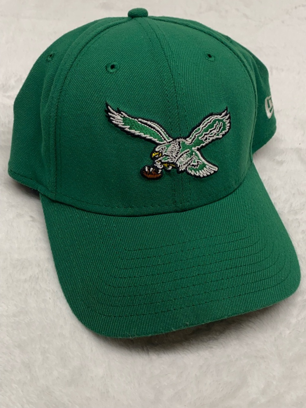 Philadelphia Eagles Retro Logo new era 59fifty Kelly Green Men’s Size M/L Flex